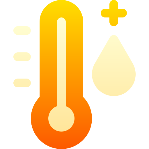 Thermometer Basic Gradient Gradient icon