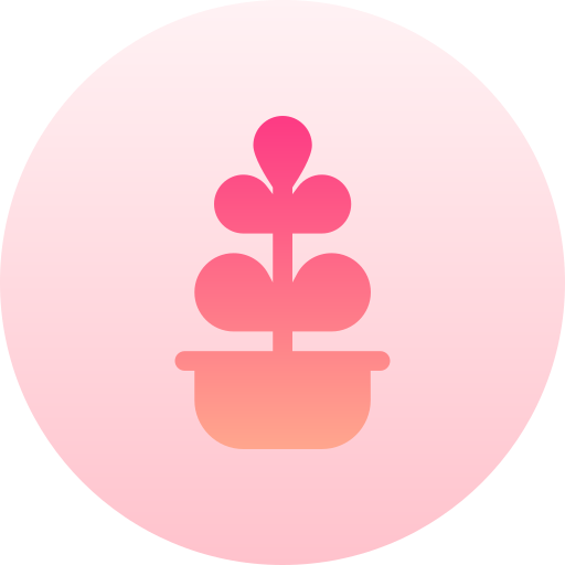 植木鉢 Basic Gradient Circular icon