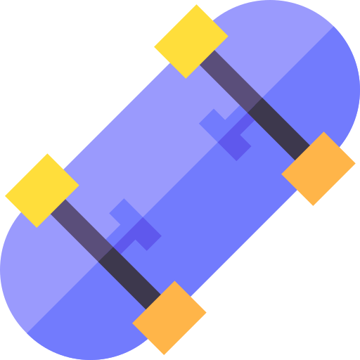 Скейтборд Basic Straight Flat иконка