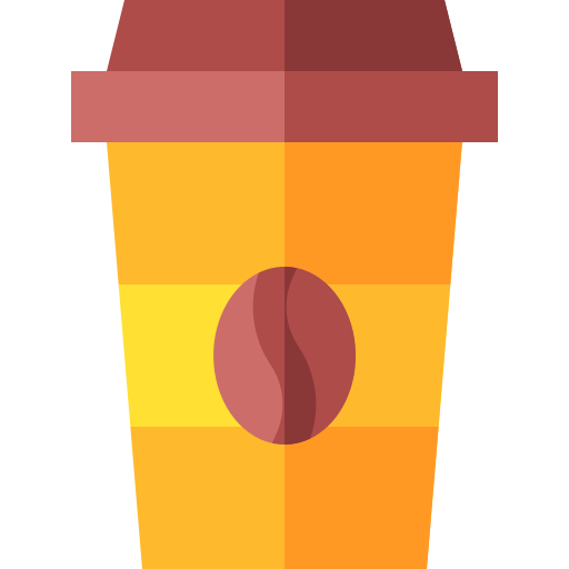 cafeïne Basic Straight Flat icoon