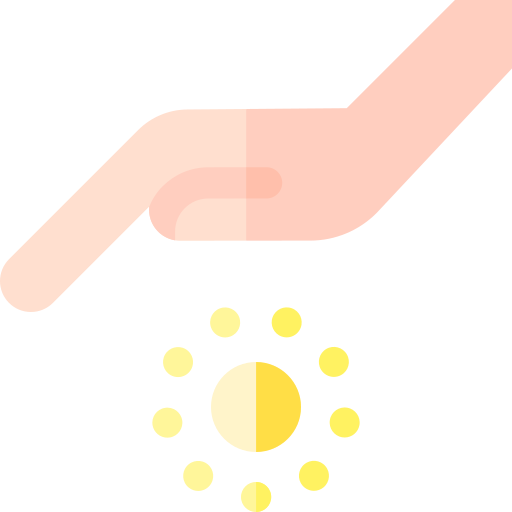 Reiki Basic Rounded Flat icon