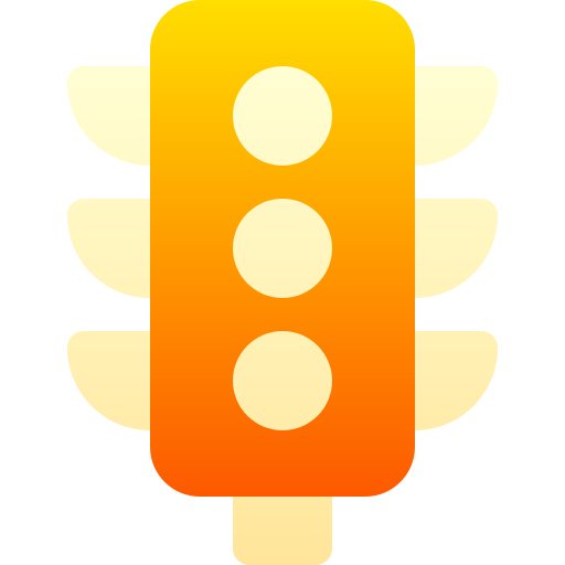 semáforo Basic Gradient Gradient icono