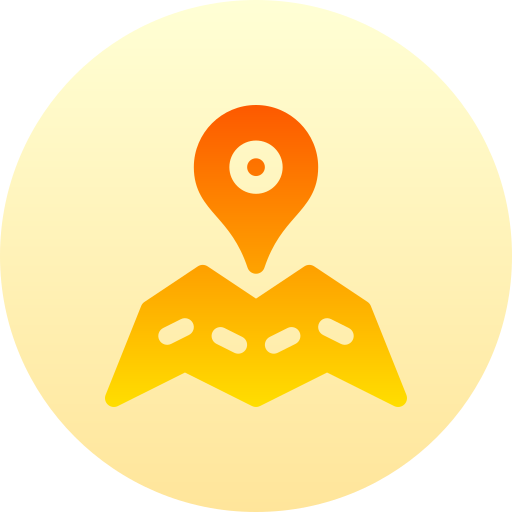 mapa Basic Gradient Circular icono