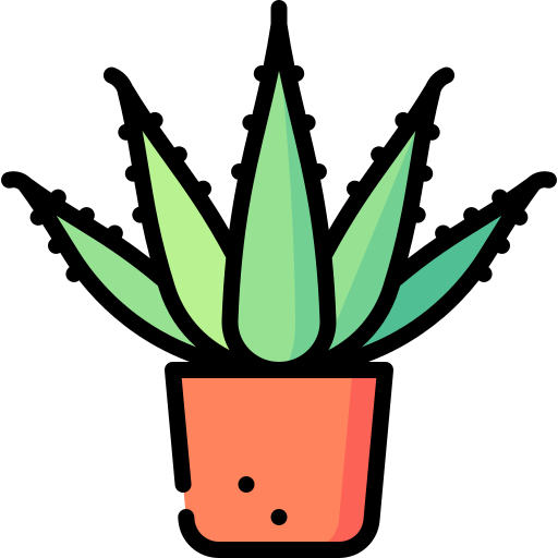 Aloe vera Special Lineal color icon