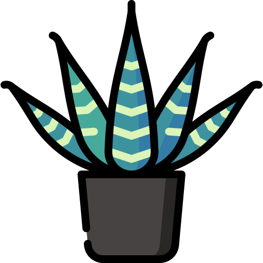 Zebra plant Special Lineal color icon
