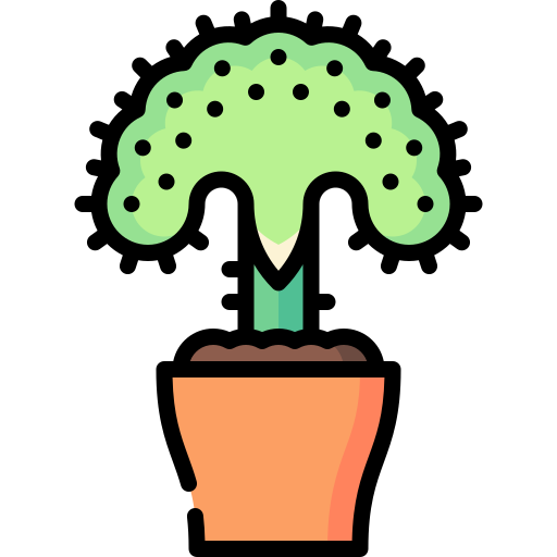 Coral cactus Special Lineal color icon