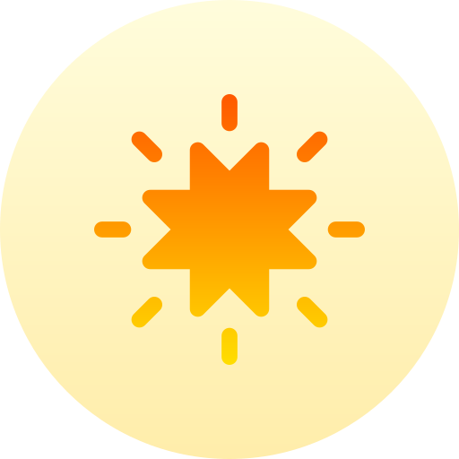 星 Basic Gradient Circular icon
