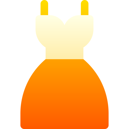 드레스 Basic Gradient Gradient icon