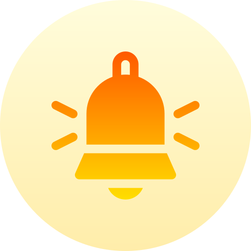 campana Basic Gradient Circular icono