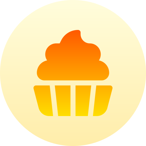 cupcake Basic Gradient Circular icon