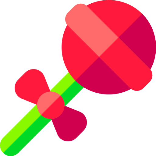 Lollipop Basic Rounded Flat icon