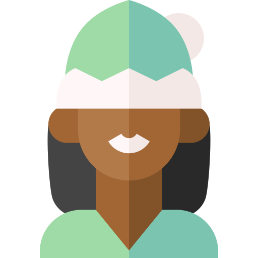 Woman Basic Straight Flat icon