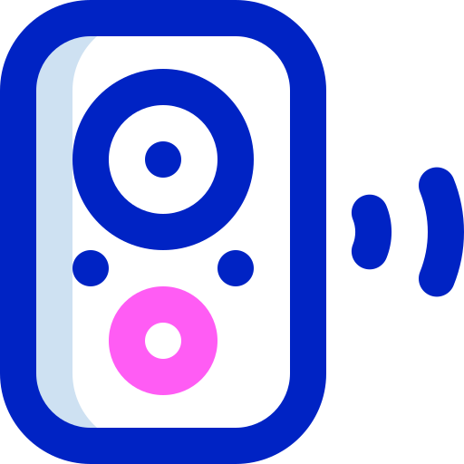Music speaker Super Basic Orbit Color icon