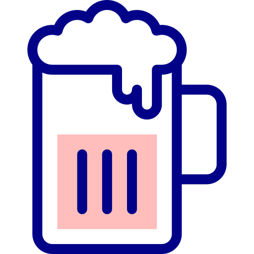 ビール Detailed Mixed Lineal color icon