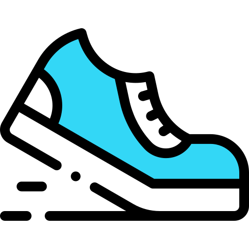 Jogging Detailed Rounded Lineal color icon