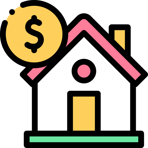 家を買う Detailed Rounded Lineal color icon