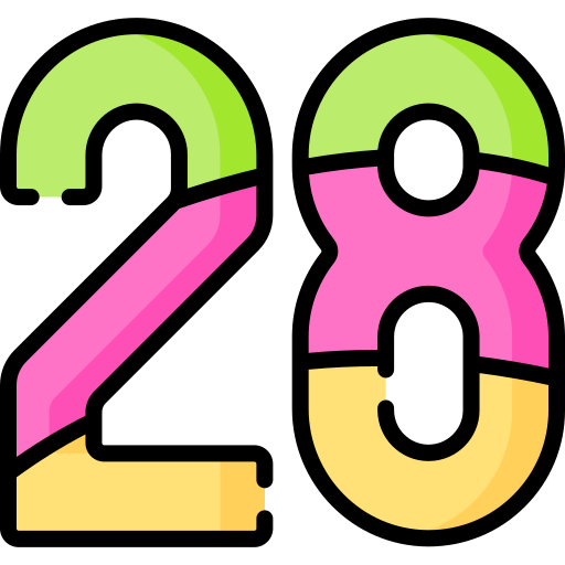Twenty eight Special Lineal color icon