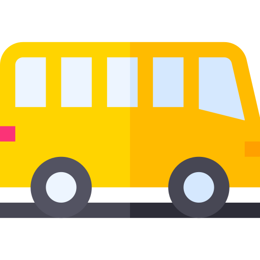 autobús Basic Straight Flat icono
