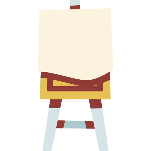 Canvas Cartoon Flat icon