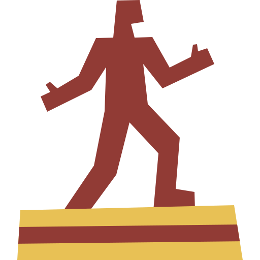 escultura Cartoon Flat icono