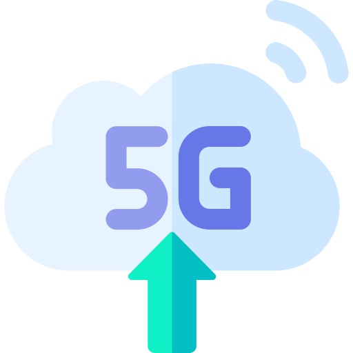 5g Basic Rounded Flat icon