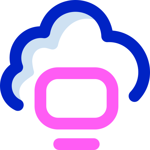almacenamiento en la nube Super Basic Orbit Color icono