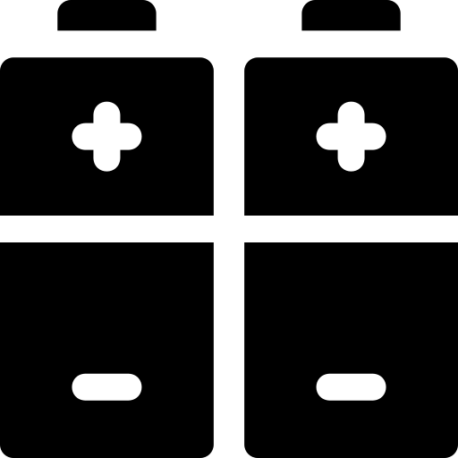 batterie Basic Rounded Filled icona