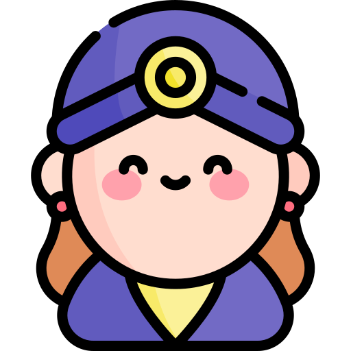 占い師 Kawaii Lineal color icon