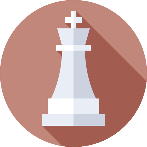 ajedrez Flat Circular Flat icono
