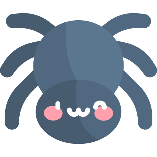 Spider Kawaii Flat icon