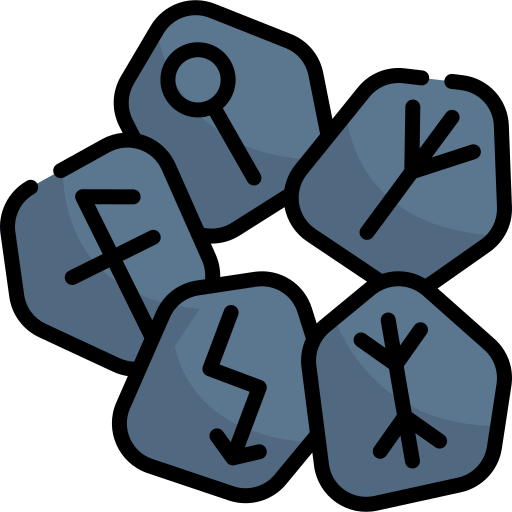 Runes Kawaii Lineal color icon