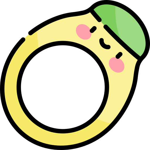 Ring Kawaii Lineal color icon