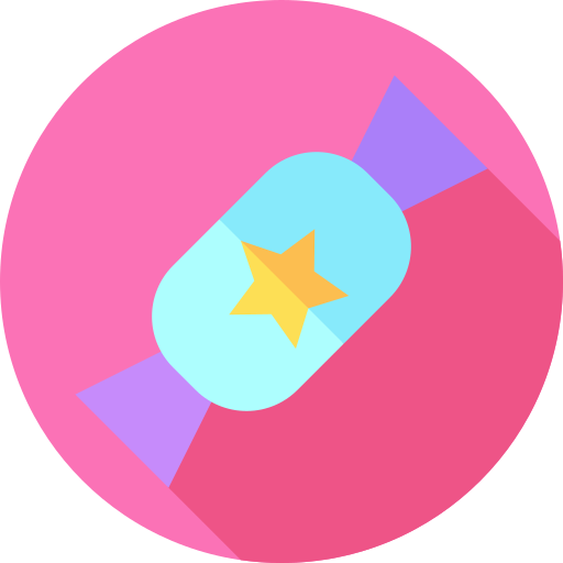 cukierek Flat Circular Flat ikona
