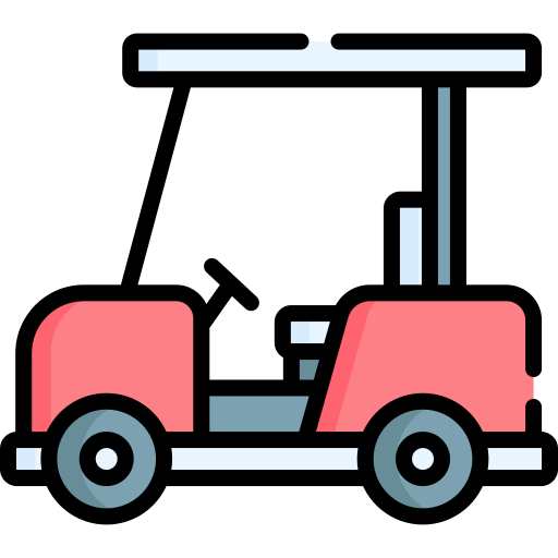 Golf cart Special Lineal color icon