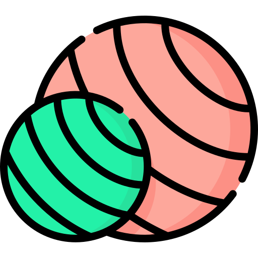 Exercise ball Special Lineal color icon