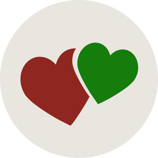 Hearts Generic Circular icon