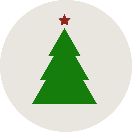 Christmas tree Generic Circular icon