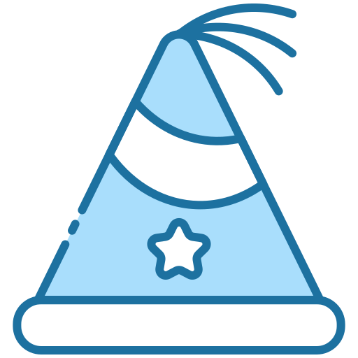 Party hat Generic Blue icon