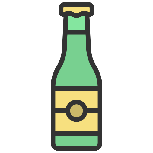 bouteille de bière Generic Outline Color Icône