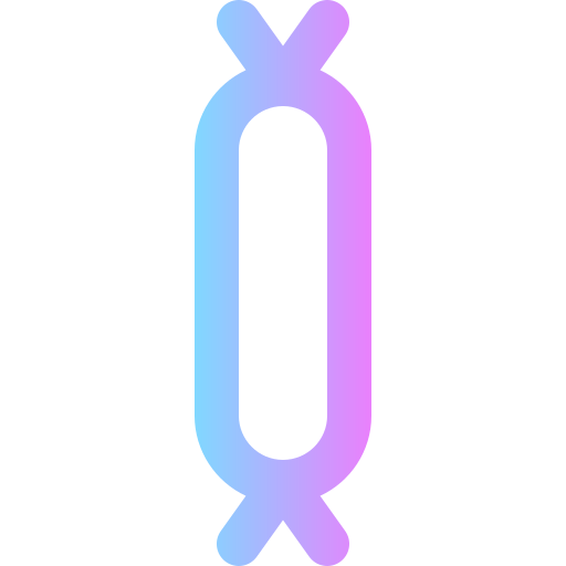 Sausage Super Basic Rounded Gradient icon