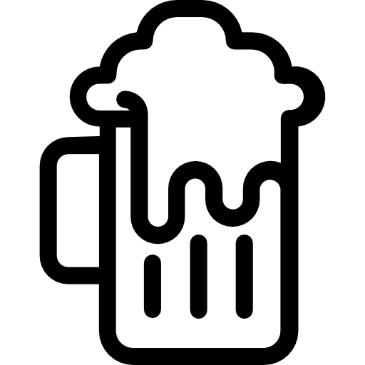 kufel piwa Roundicons Premium Lineal ikona