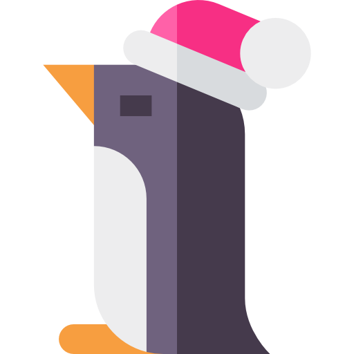 pinguïn Basic Straight Flat icoon