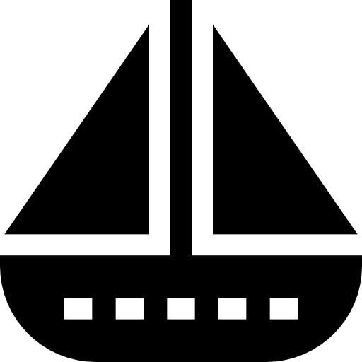 segelboot Basic Straight Filled icon