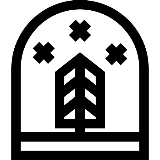 globo di neve Basic Straight Lineal icona