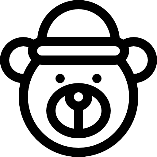 oso Basic Rounded Lineal icono