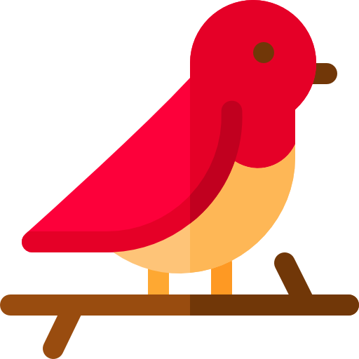 ptak Basic Rounded Flat ikona