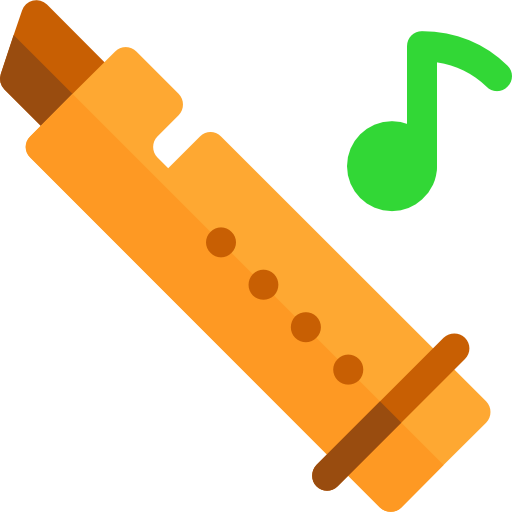 Flute Basic Rounded Flat icon