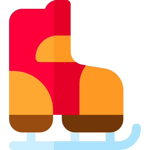 Ice skate Basic Rounded Flat icon