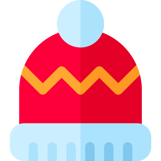 sombrero de invierno Basic Rounded Flat icono