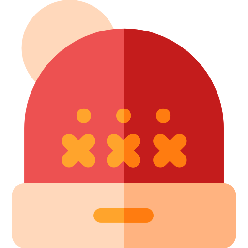 wintermütze Basic Rounded Flat icon